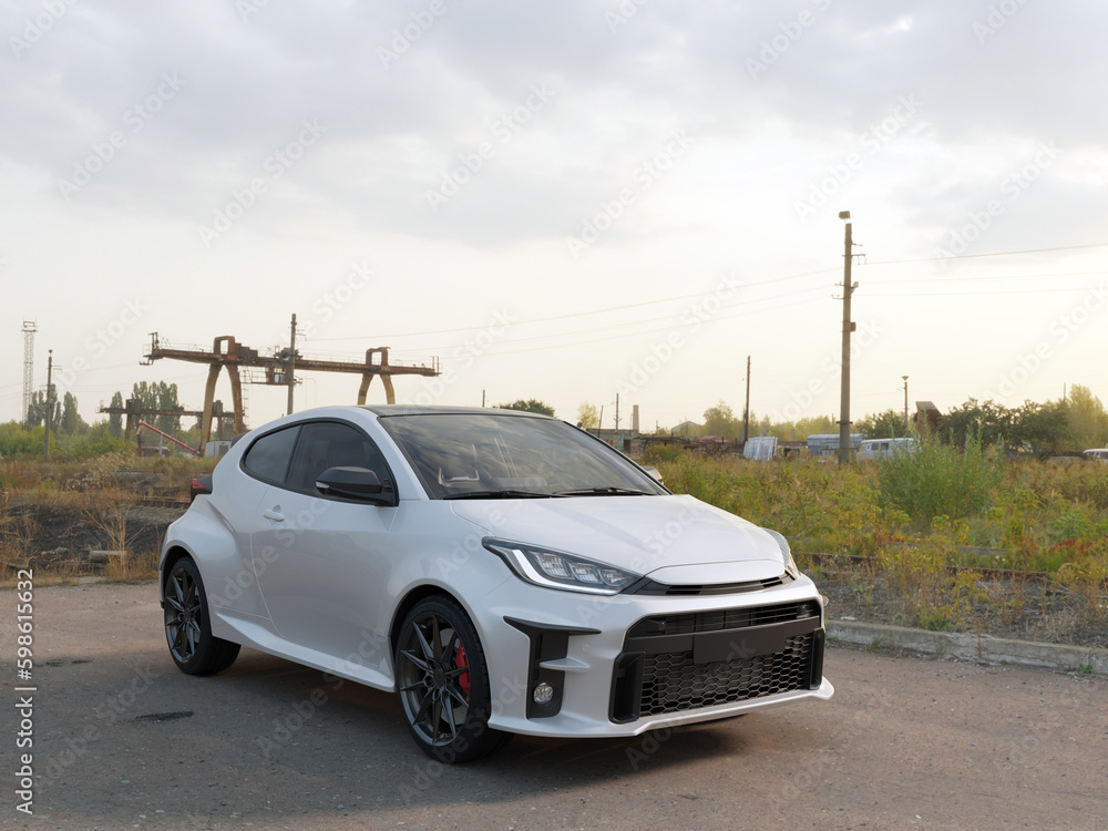 Fototapeta premium Sport Car Realistic Render