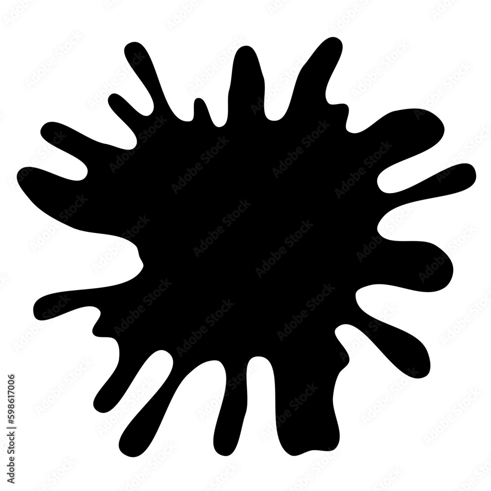 Ink drops and splashes. Blotter spots, liquid paint drip drop splash and ink splatter. Artistic dirty grunge abstract spot vector set. Illustration monochrome drip splash, splat messy inkblot. Vector Ink drops and splashes. Blotter spots, liquid paint drip drop splash and ink splatter. Artistic dirty grunge abstract spot vector set. Illustration monochrome drip splash, splat messy inkblot. Vector
