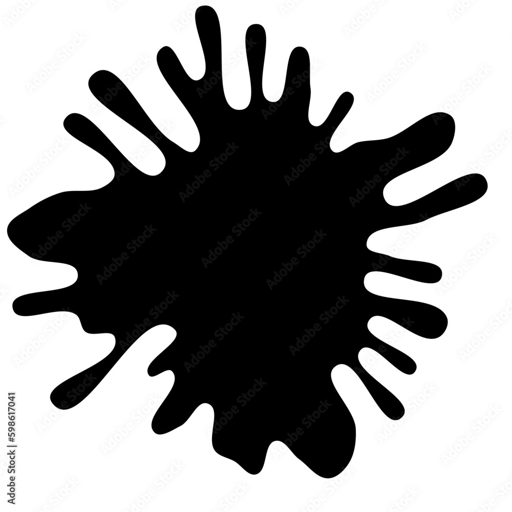 Ink drops and splashes. Blotter spots, liquid paint drip drop splash and ink splatter. Artistic dirty grunge abstract spot vector set. Illustration monochrome drip splash, splat messy inkblot. Vector Ink drops and splashes. Blotter spots, liquid paint drip drop splash and ink splatter. Artistic dirty grunge abstract spot vector set. Illustration monochrome drip splash, splat messy inkblot. Vector