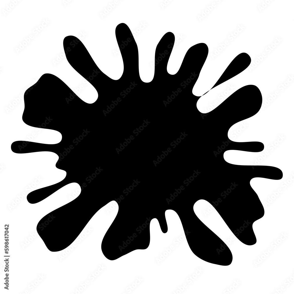 Ink drops and splashes. Blotter spots, liquid paint drip drop splash and ink splatter. Artistic dirty grunge abstract spot vector set. Illustration monochrome drip splash, splat messy inkblot. Vector Ink drops and splashes. Blotter spots, liquid paint drip drop splash and ink splatter. Artistic dirty grunge abstract spot vector set. Illustration monochrome drip splash, splat messy inkblot. Vector