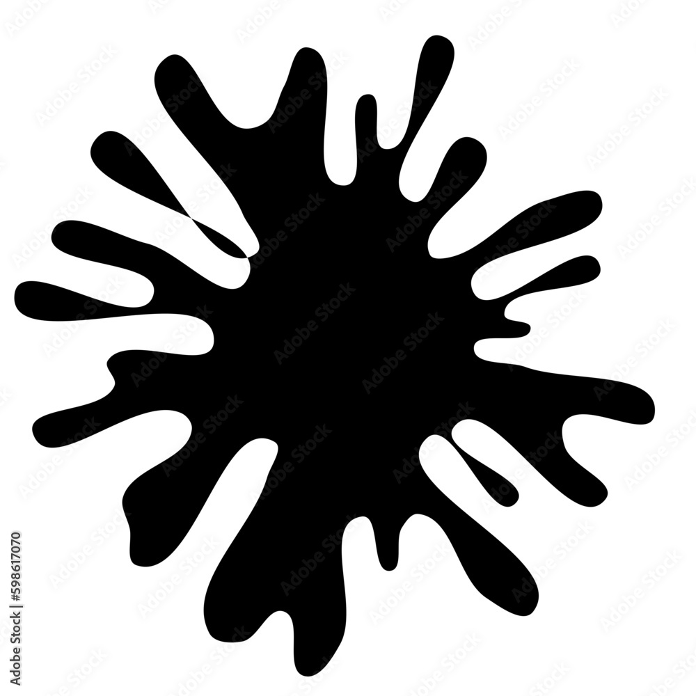 Ink drops and splashes. Blotter spots, liquid paint drip drop splash and ink splatter. Artistic dirty grunge abstract spot vector set. Illustration monochrome drip splash, splat messy inkblot. Vector Ink drops and splashes. Blotter spots, liquid paint drip drop splash and ink splatter. Artistic dirty grunge abstract spot vector set. Illustration monochrome drip splash, splat messy inkblot. Vector