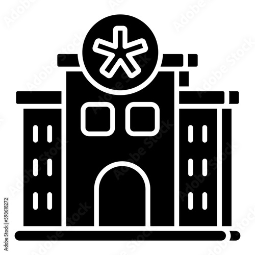 Modern design icon of hospital