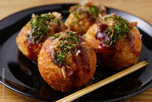 Tableau sur toile たこ焼き　大阪名物
