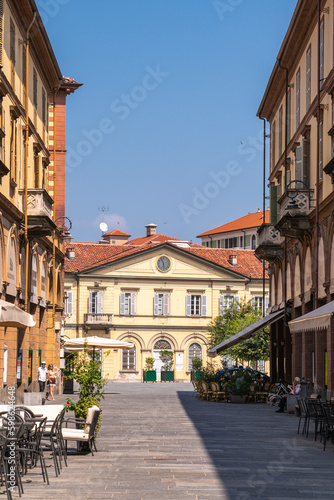 View of Saluzzo  Cuneo  Piedmont  Italy