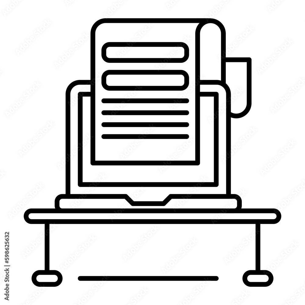 Workplace vector illustration