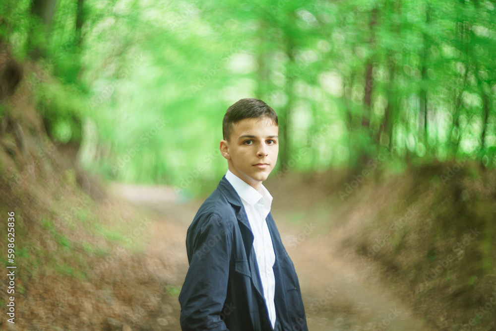portrait of handsome young man outdoors portrait of handsome young man outdoors