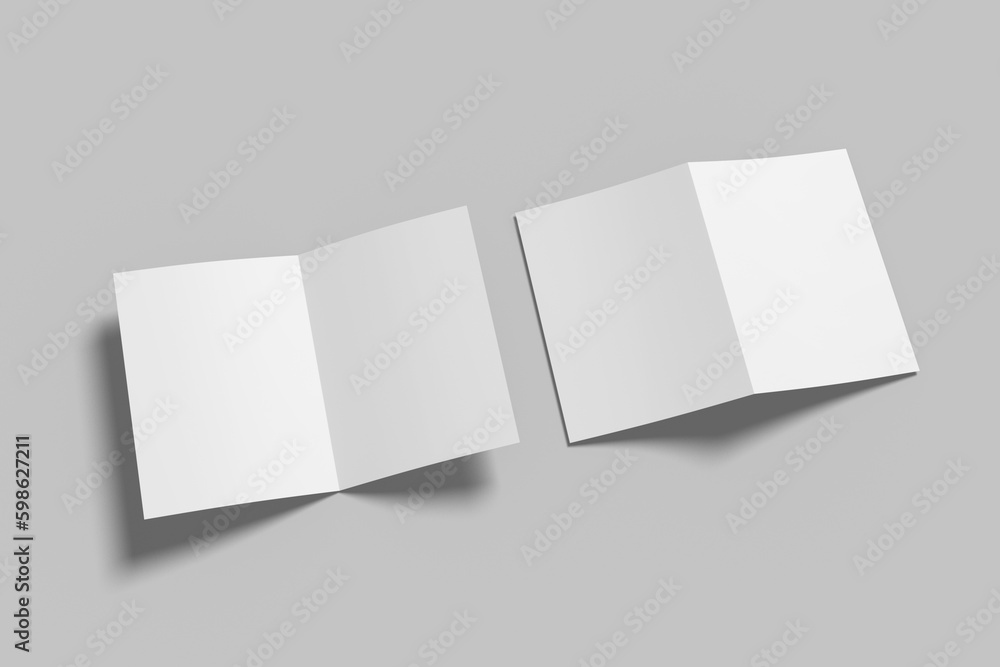 A5 Bifold Brochure Blank Mockup A5 Bifold Brochure Blank Mockup