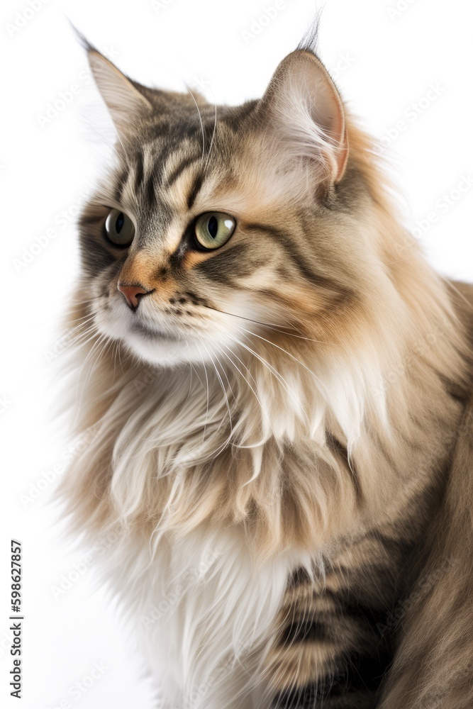 Cat isolated on white Cat isolated on white