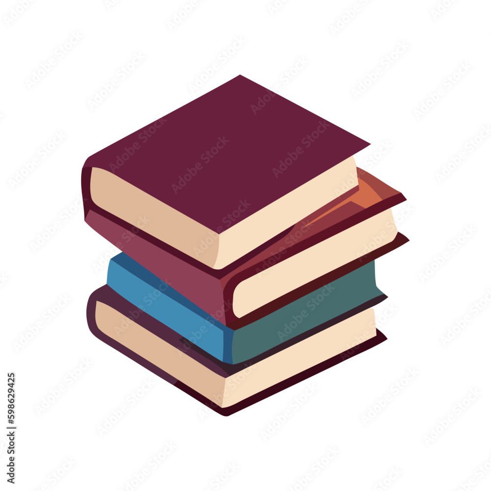 Stacks of literature books Generative AI Stacks of literature books Generative AI