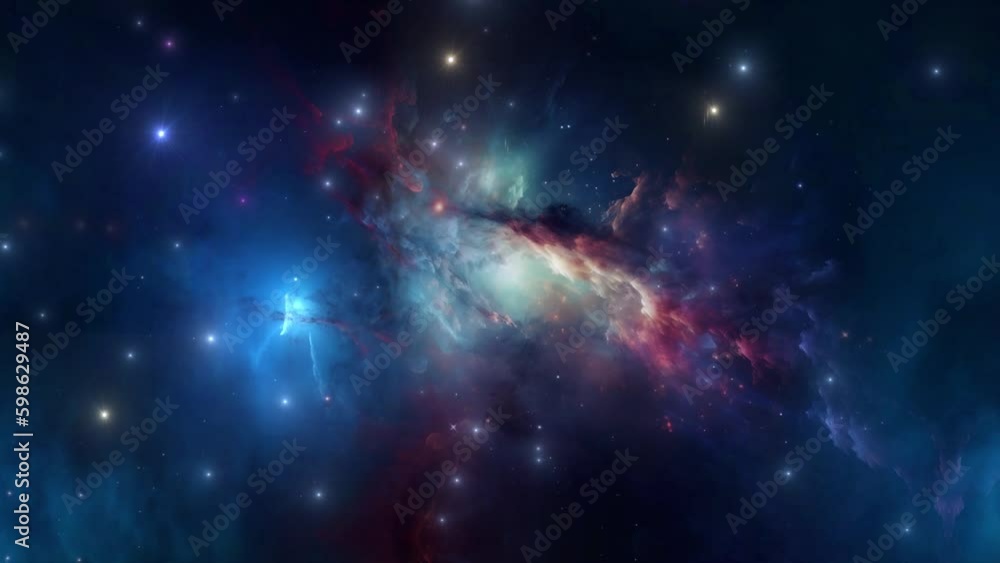 Beautiful nebula in space - stars - galaxy - Concept Art Beautiful nebula in space - stars - galaxy - Concept Art