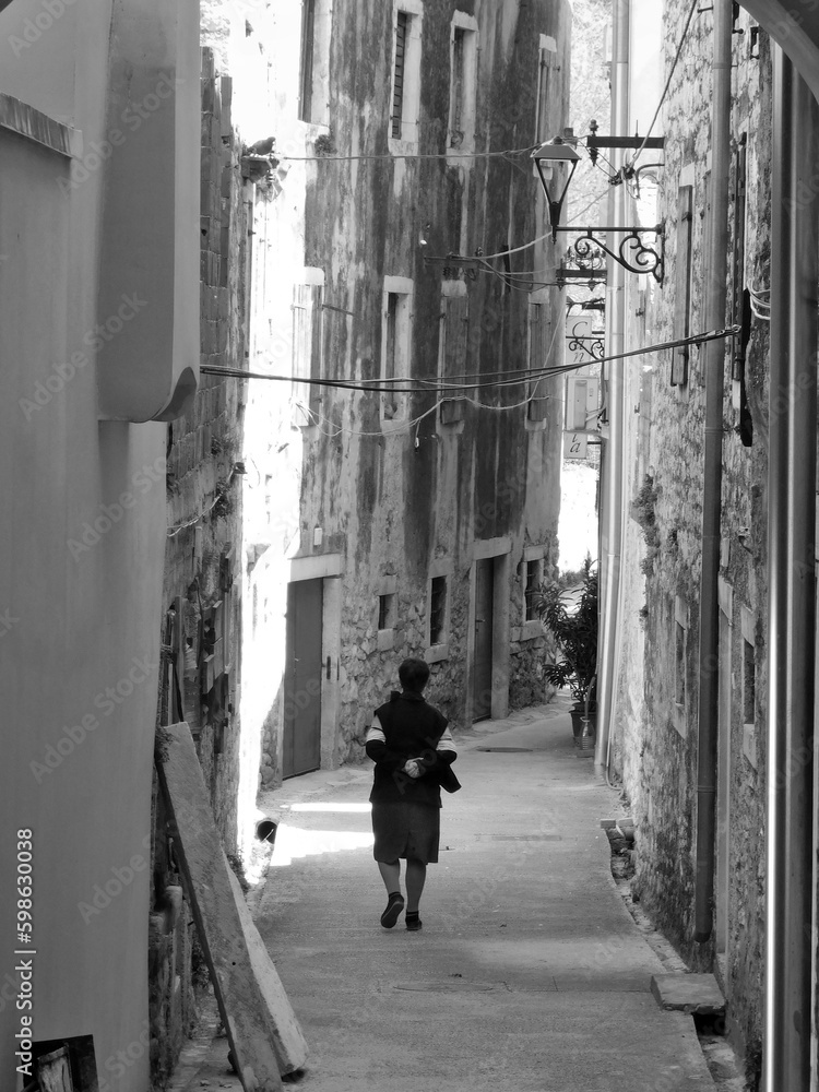 old town street dalmatia