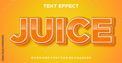 Juice editable text effect