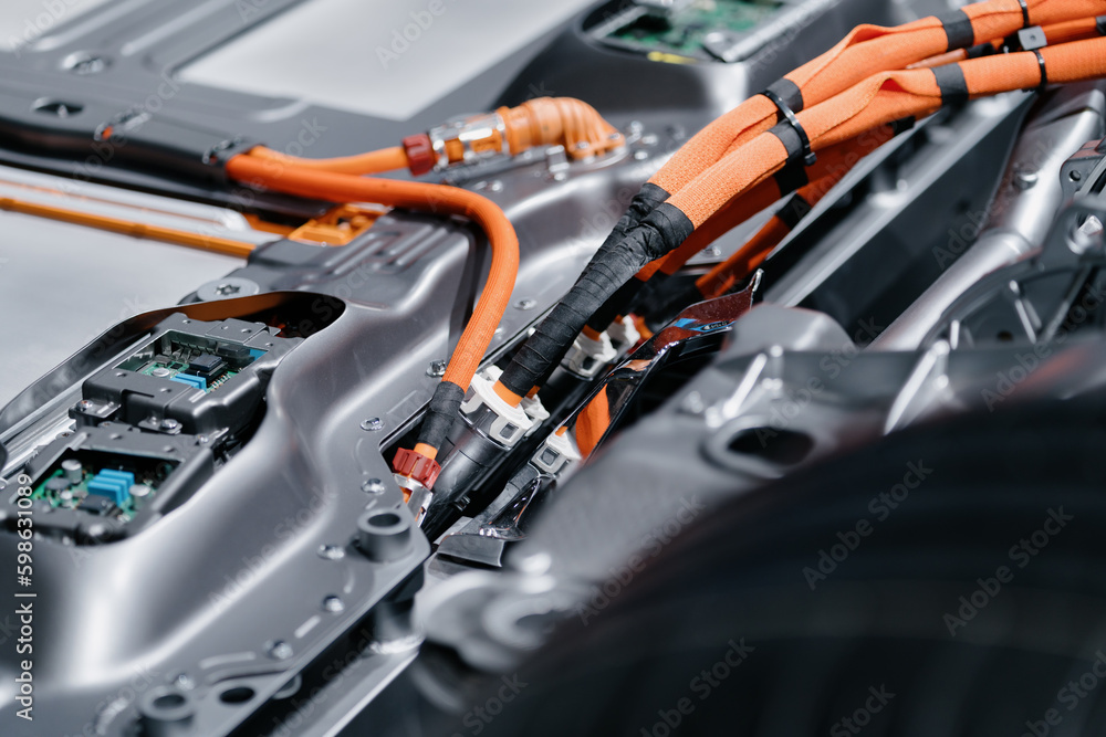Electric car internal structure Electric car internal structure