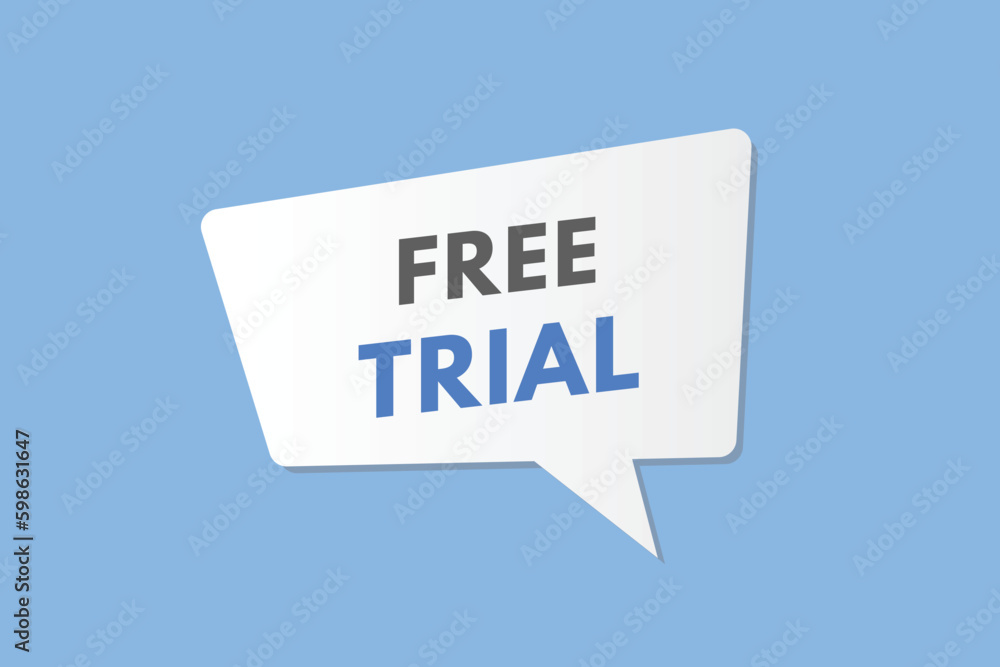 Free Trial text Button. Free Trial Sign Icon Label Sticker Web Buttons
Free Trial text Button. Free Trial Sign Icon Label Sticker Web Buttons