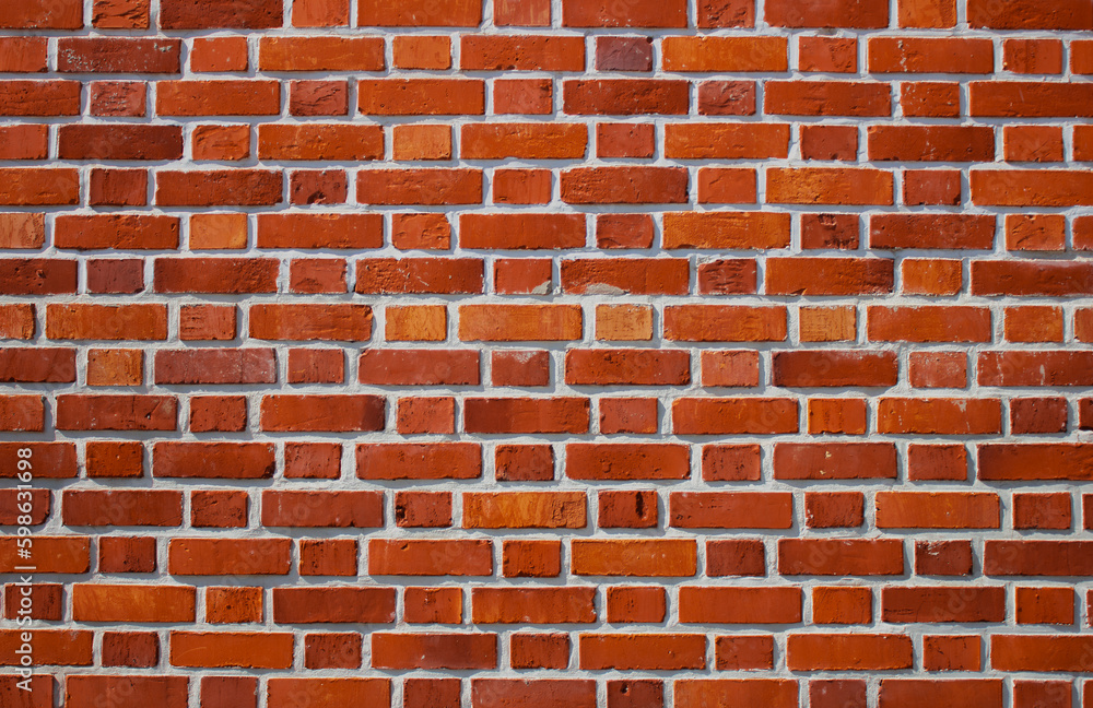 Red brick wall. Abstract background of old wall. Red brick wall. Abstract background of old wall.