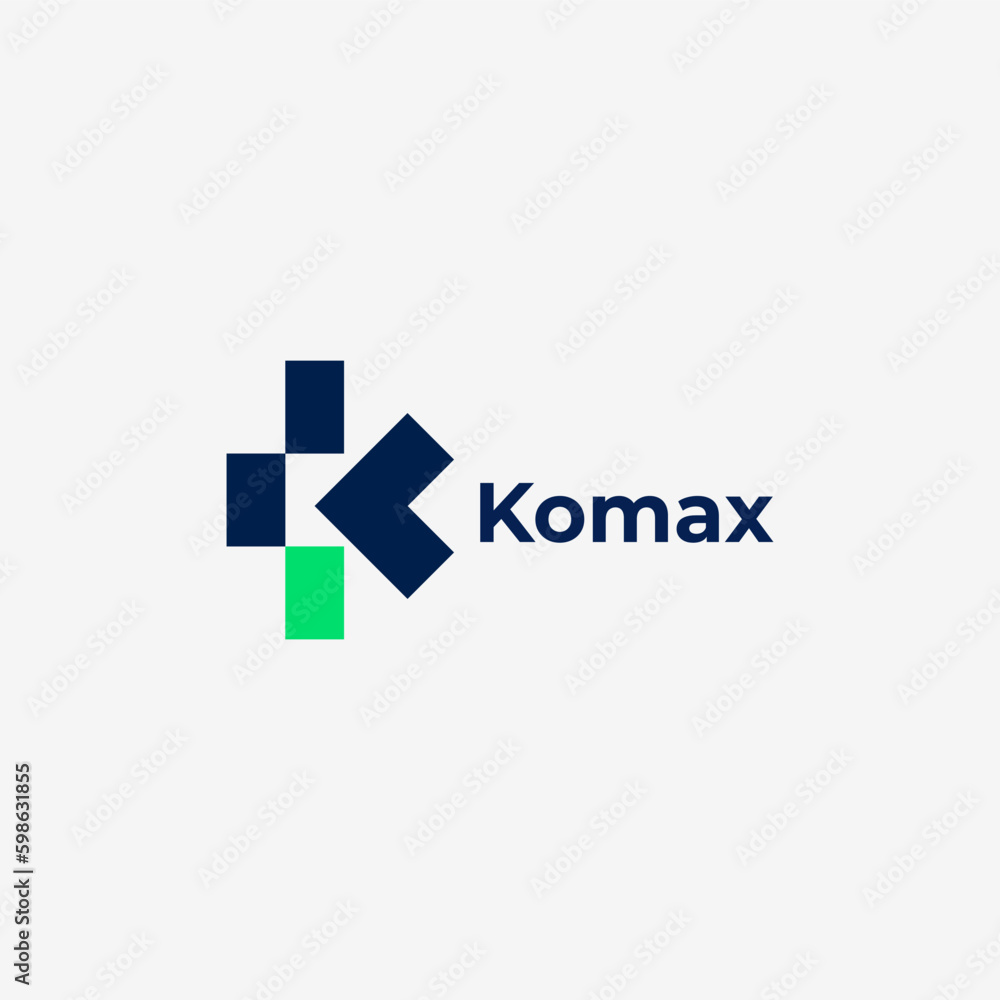 letter K logo design features a minimalist square shape in a bold, modern style. The letter is designed with clean for a mobile app or technology company looking to make a strong impression. letter K logo design features a minimalist square shape in a bold, modern style. The letter is designed with clean for a mobile app or technology company looking to make a strong impression.