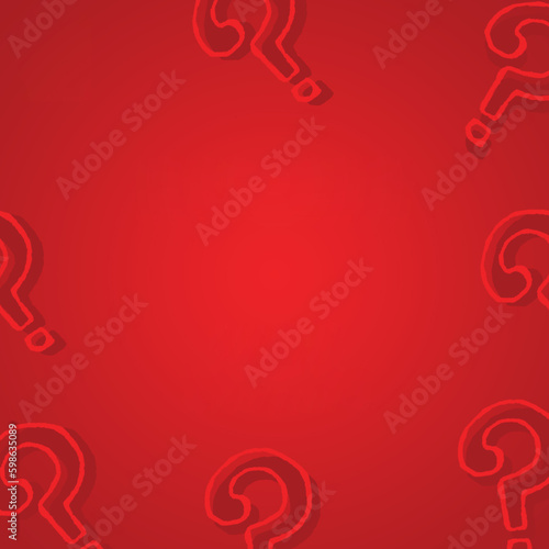 Question Background, Questionnaire, Question, Template, Red, Gradient