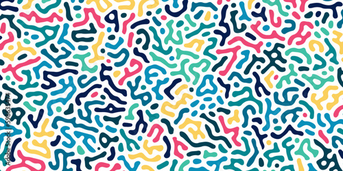 Turing Pattern For Background Design And Fabric