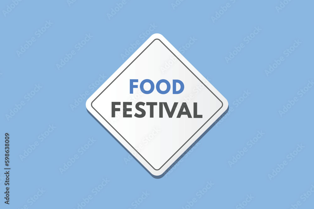 Food Festival text Button. Food Festival Sign Icon Label Sticker Web Buttons Food Festival text Button. Food Festival Sign Icon Label Sticker Web Buttons