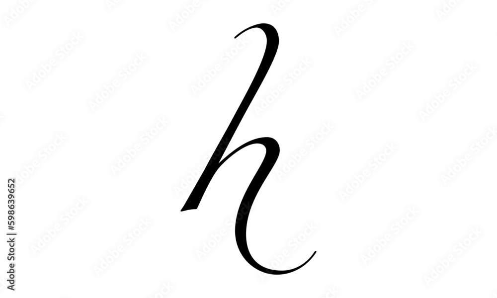 Abstract letter H logo vector design