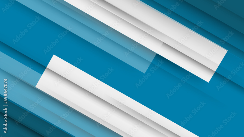 Obraz premium Vector blue abstract line background