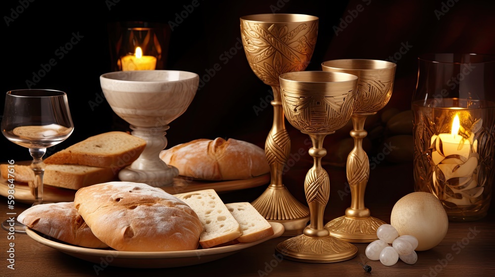 Celebrating Holy Communion: A Sacred Sacrament of Jesus Christ for Christians: Generative AI