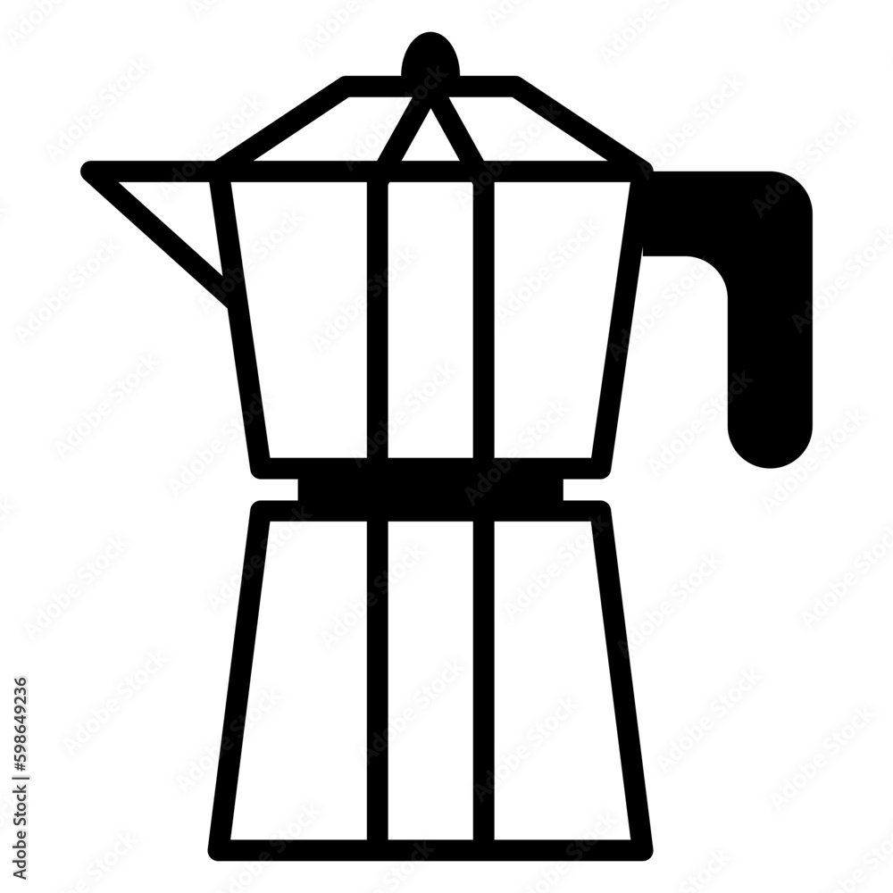 Moka pot icon Moka pot icon