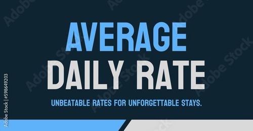 Average Daily Rate ADR: Calculated by dividing total room revenue by number of rooms sold.