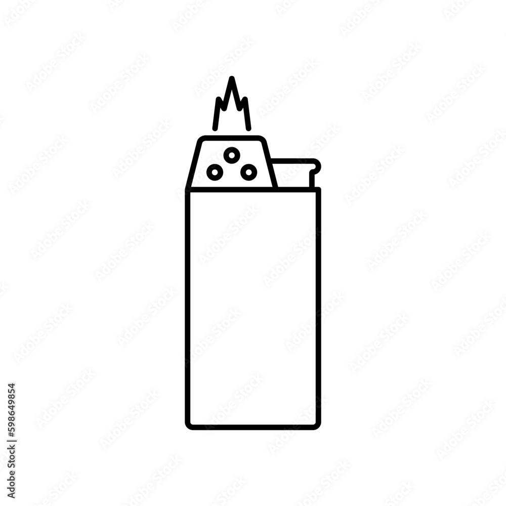 Lighter Icon. Vector sign in simple style isolated on white background. Original size 64x64 pixels. Lighter Icon. Vector sign in simple style isolated on white background. Original size 64x64 pixels.