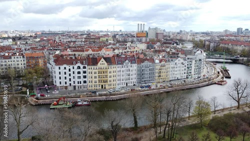 Wallpaper Mural Colorful houses on the street in Berlin Torontodigital.ca