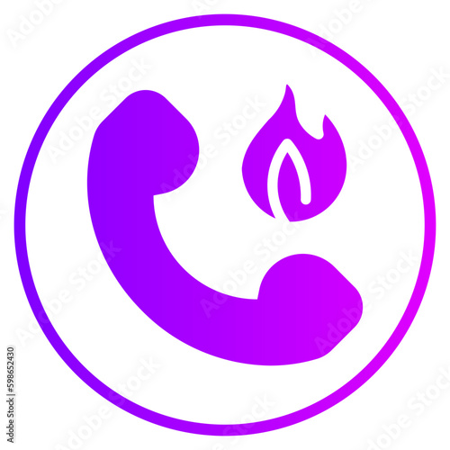 hotline gradient icon