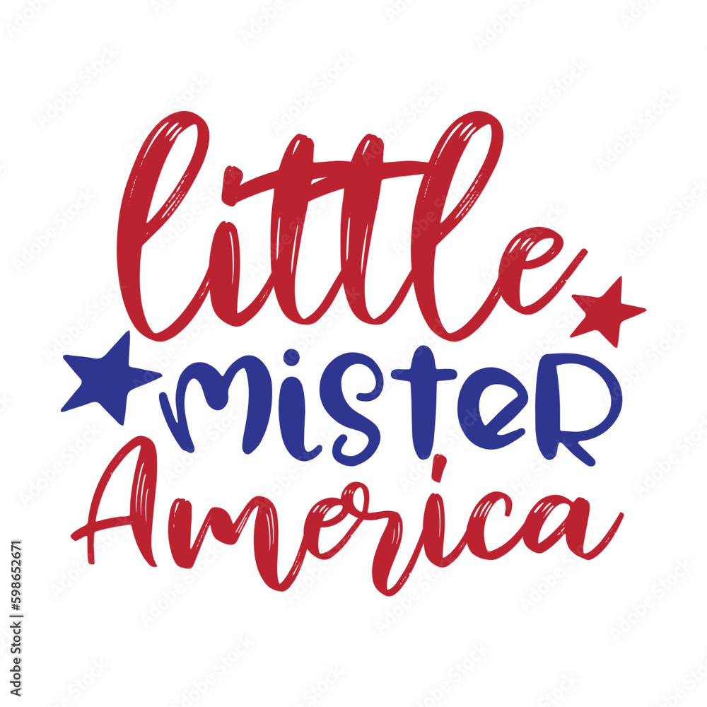 Little Mister America svg