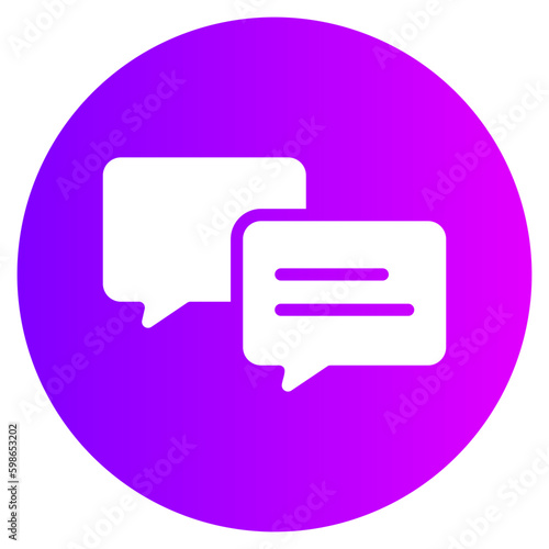 Free Download messages gradient icon - GFXLoad