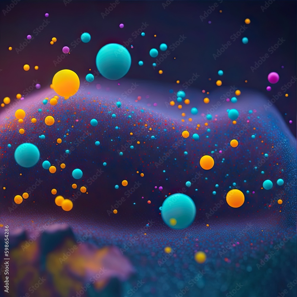 Small Colorful particle images | Colorful Graphical resources | Generated by AI Generative