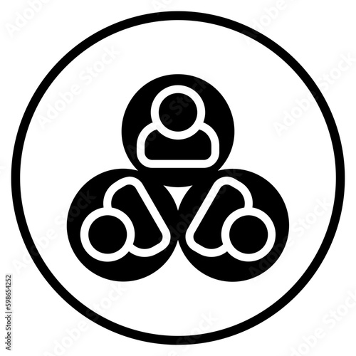 group glyph icon