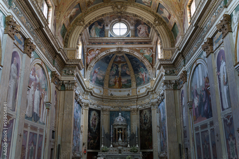 Historic Certosa di Garegnano in Milan, Italy