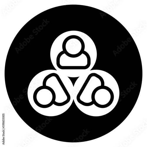 group glyph icon