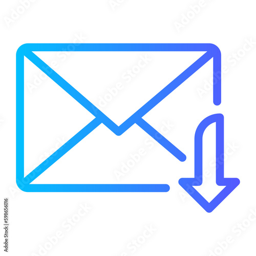 inbox gradient icon