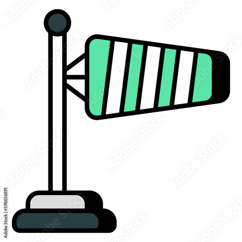 Premium download icon of windsock