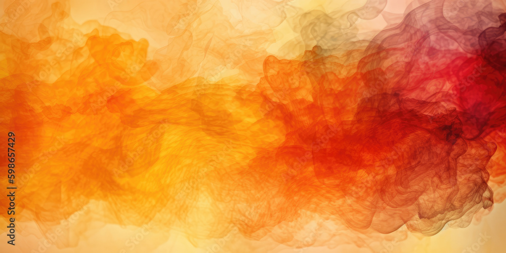 Spring summer abstract orange red yellow cloud autumn