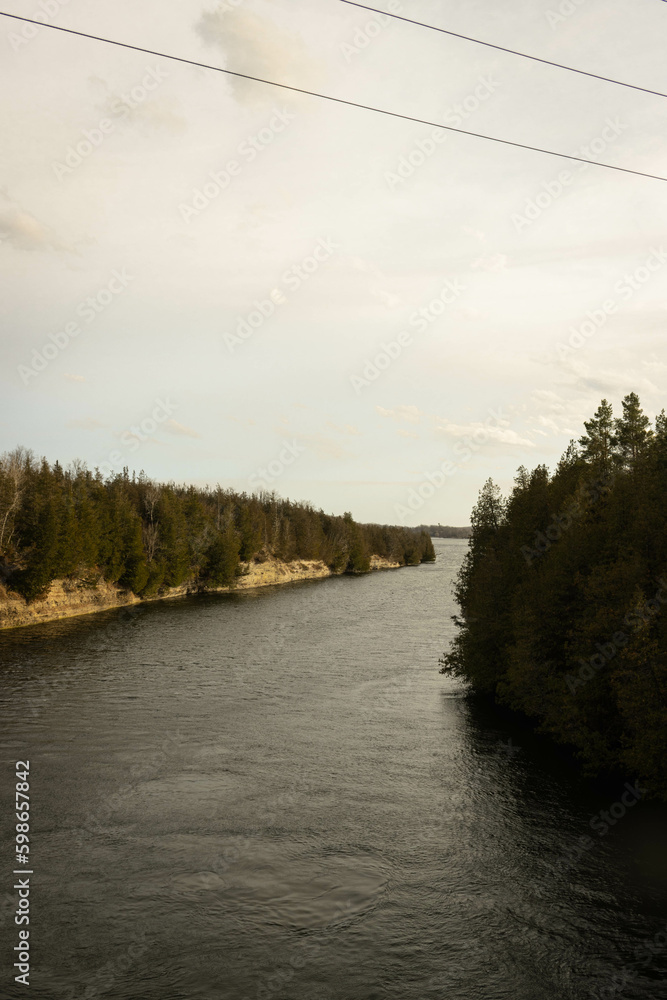 River From a bridge 