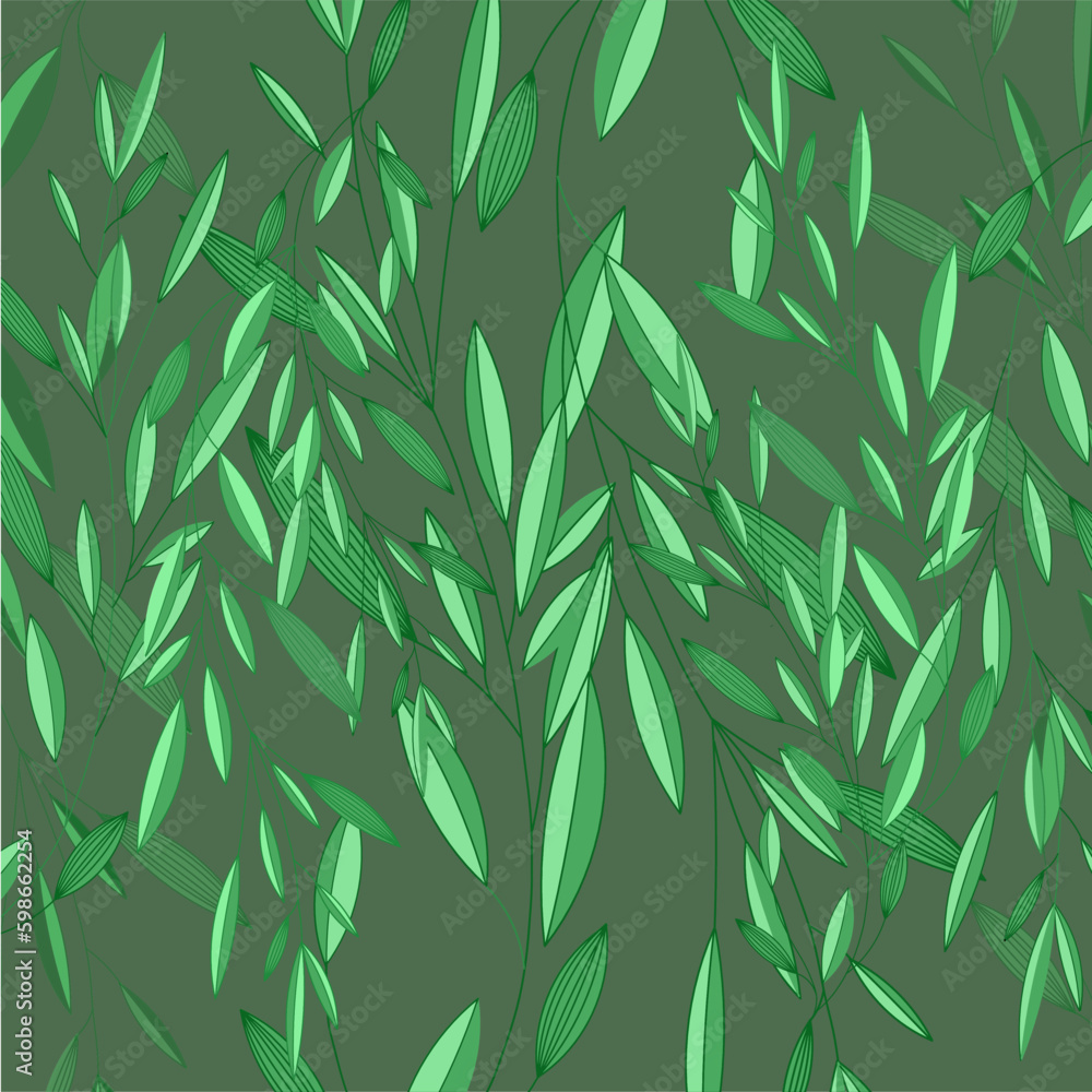 Tropical leaf Wallpaper, Luxury nature leaves pattern design, Golden banana leaf line arts, Hand drawn outline design for fabric , print, cover, banner and invitation, Vector illustration.