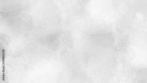 Abstract grunge white or grey watercolor painting background, Concrete old and grainy wall white color grunge texture with stains, Texture of grunge gray plaster or concrete for wallpaper.