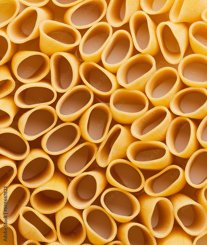 Uncocked pasta texture abstract background Uncocked pasta texture abstract background