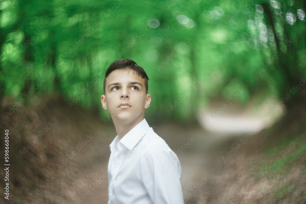 portrait of handsome young man outdoors portrait of handsome young man outdoors