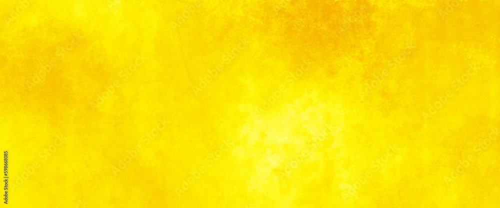 An abstract artistic bright yellow watercolor background texture; scalable vector graphic An abstract artistic bright yellow watercolor background texture; scalable vector graphic
