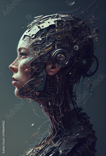 abstract human head © Natalia