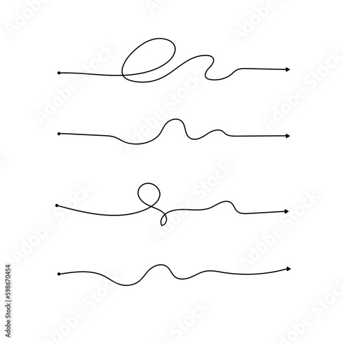 Vector psychotherapy complex chaos mess and order path. Messy drawn sketch purpose simple ball concept scribble. Chaos knot line psychotherapy continuous vector illustration art.
