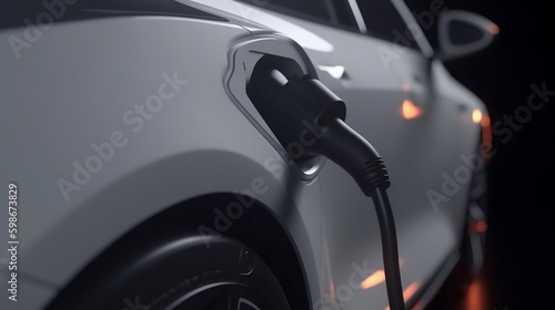 The future of mobility: electric car charging. Generative AI Generative AI
