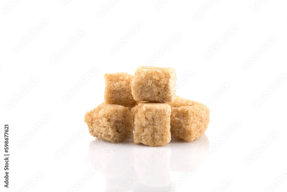 Brown cane sugar cubes Brown cane sugar cubes